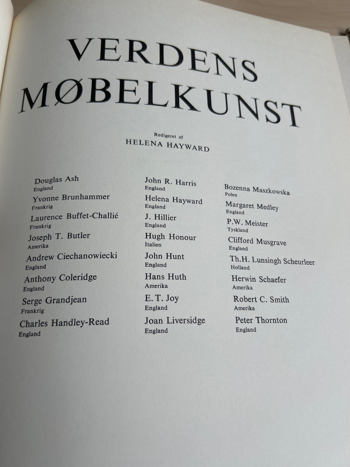 Verdens møbelkunst